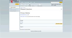 Desktop Screenshot of info.pleasantsolutions.com